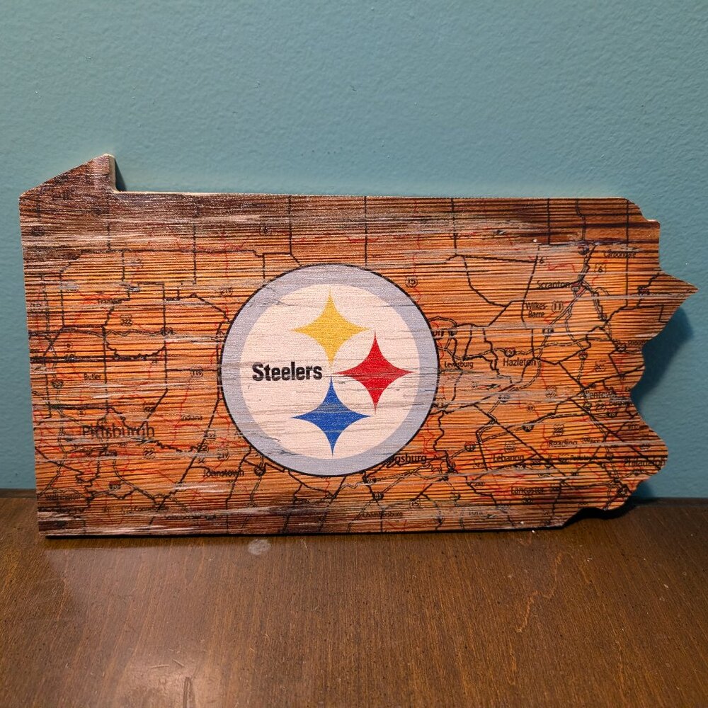 Pennsylvania Steelers Sign Wall Hanger